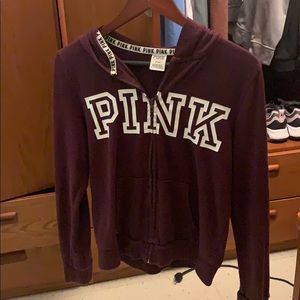 Women’s “Pink” zip up hoodie